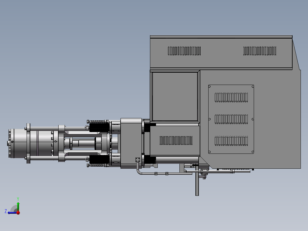 B03-橡胶成型机（注胶机）右视图