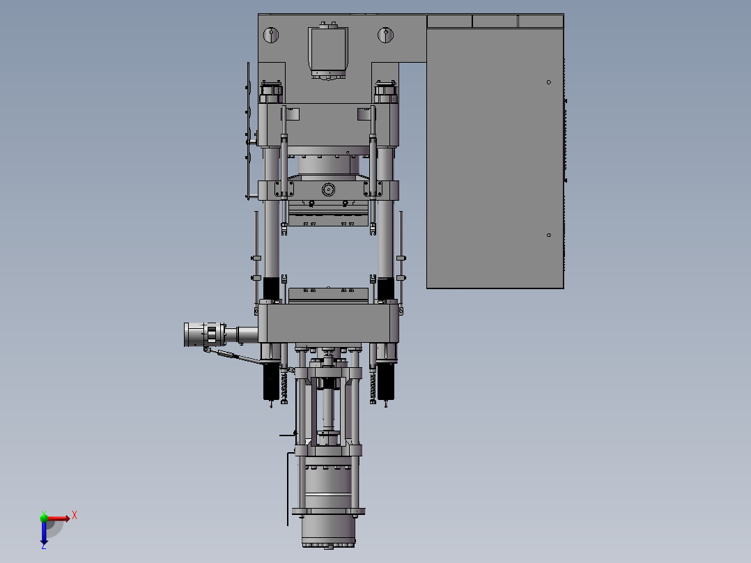 B03-橡胶成型机（注胶机）俯视图