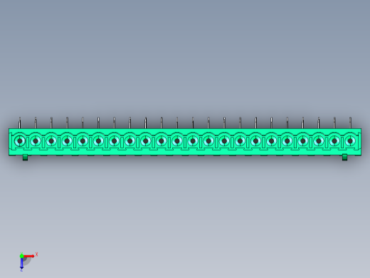 DEGSON 2EDG 系列 5.0mm 可插拔接线端子组-2EDGA-5.0-22P-14-00AH俯视缩略图