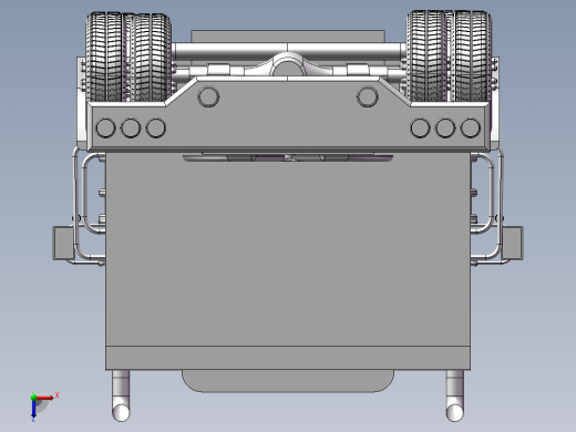16.king卡车 3d模型图纸俯视缩略图