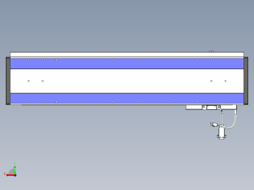 威洛博VL系列3d模型模组VL17E2Y-S600后视图