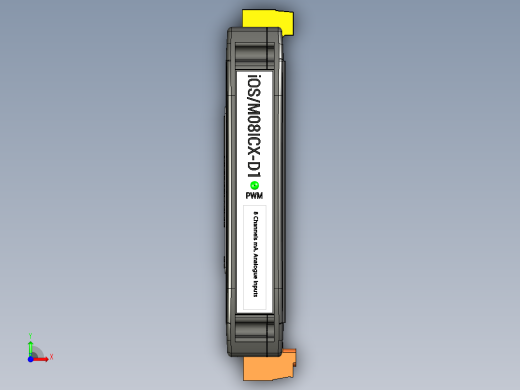 os-m08icx-d1-远程 IO 模块前视缩略图