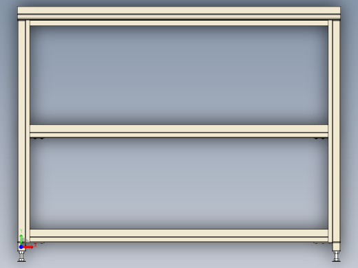 金属板餐桌前视缩略图