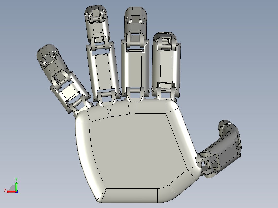 仿生机械手 (4)后视图