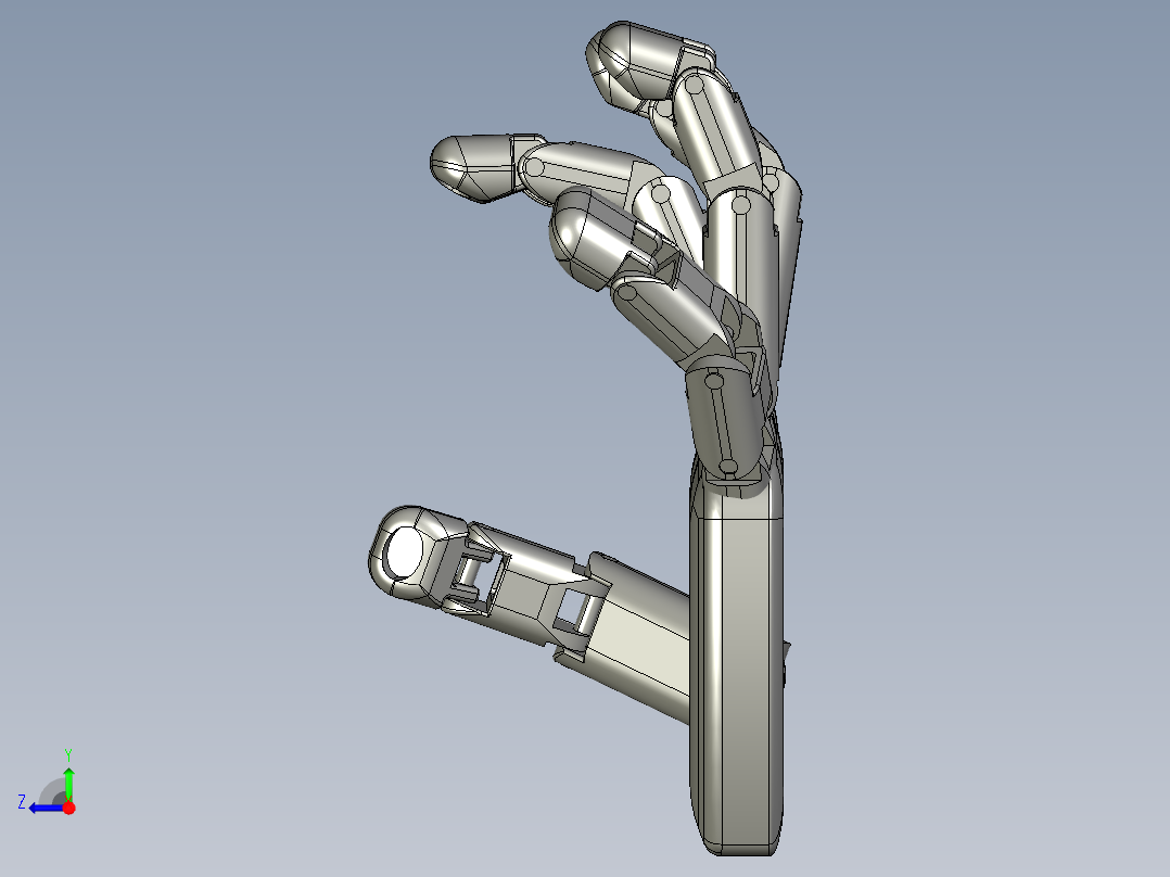 仿生机械手 (4)右视图