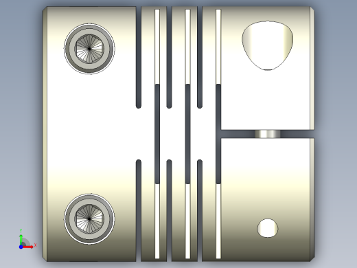 具有两种可配置直径的联轴器前视缩略图