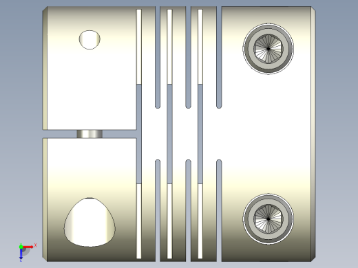 具有两种可配置直径的联轴器俯视缩略图