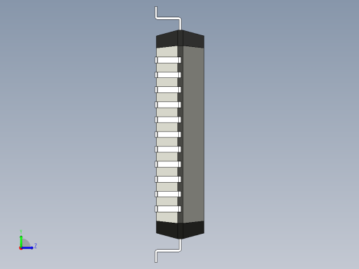 元器件3D封装QFP44_FPT-44P-M04153左视缩略图