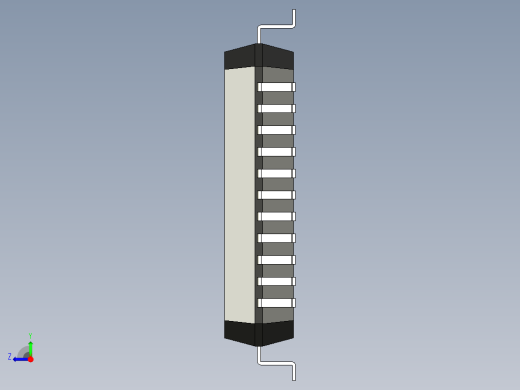 元器件3D封装QFP44_FPT-44P-M04153右视缩略图