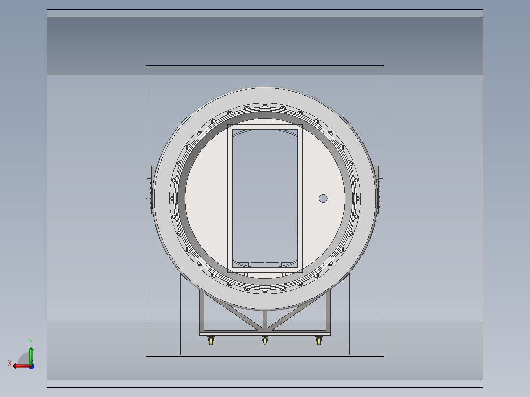 接驳装置模型后视图