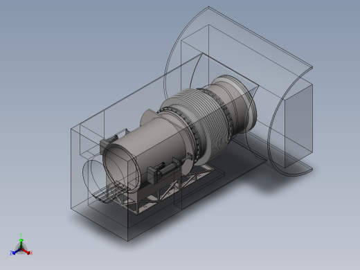 接驳装置模型正等轴测缩略图