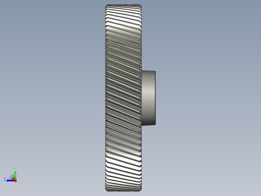 RED二级斜齿轮减速箱右视缩略图