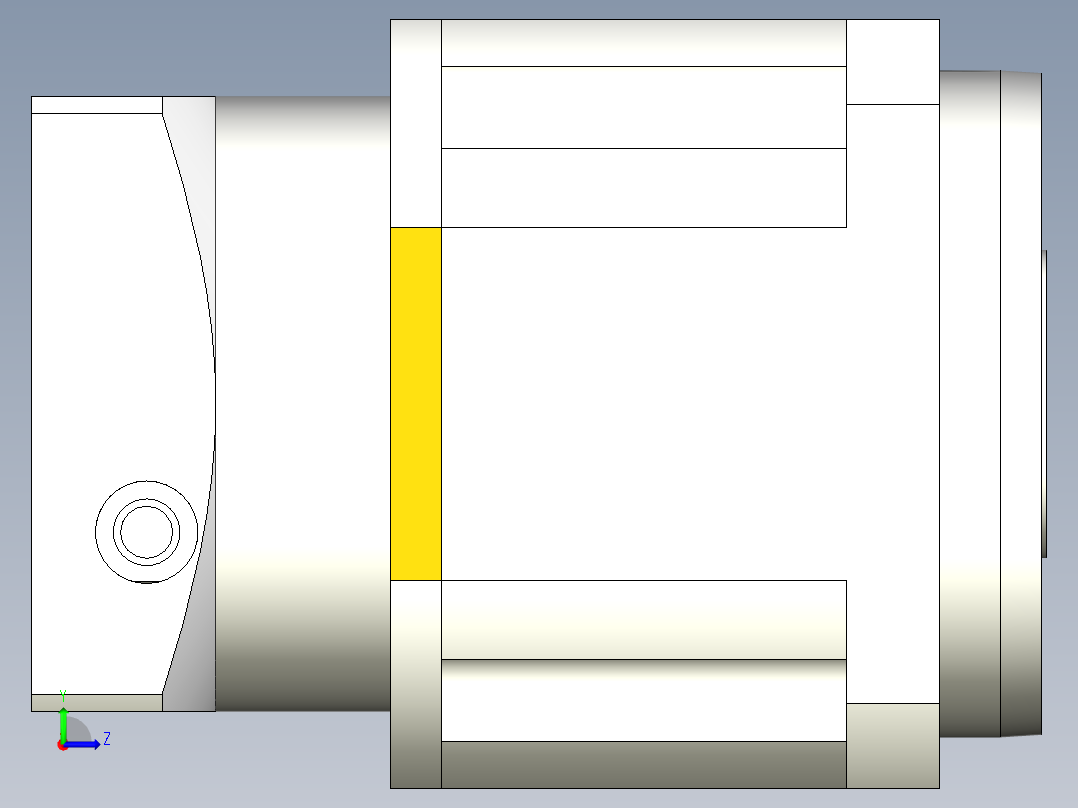 直齿孔PLX142-L1 22-110-145-M8.stp左视图