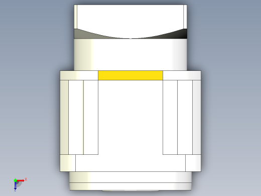 直齿孔PLX142-L1 22-110-145-M8.stp俯视缩略图