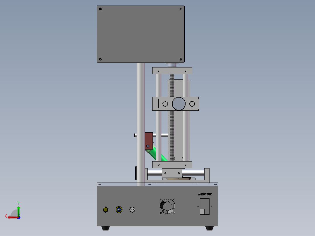 离心点胶机平后视图