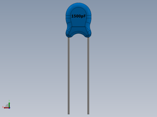 电容器 二极管 电阻器-Capacitor Ceramic 152 3KV 1500pF后视缩略图