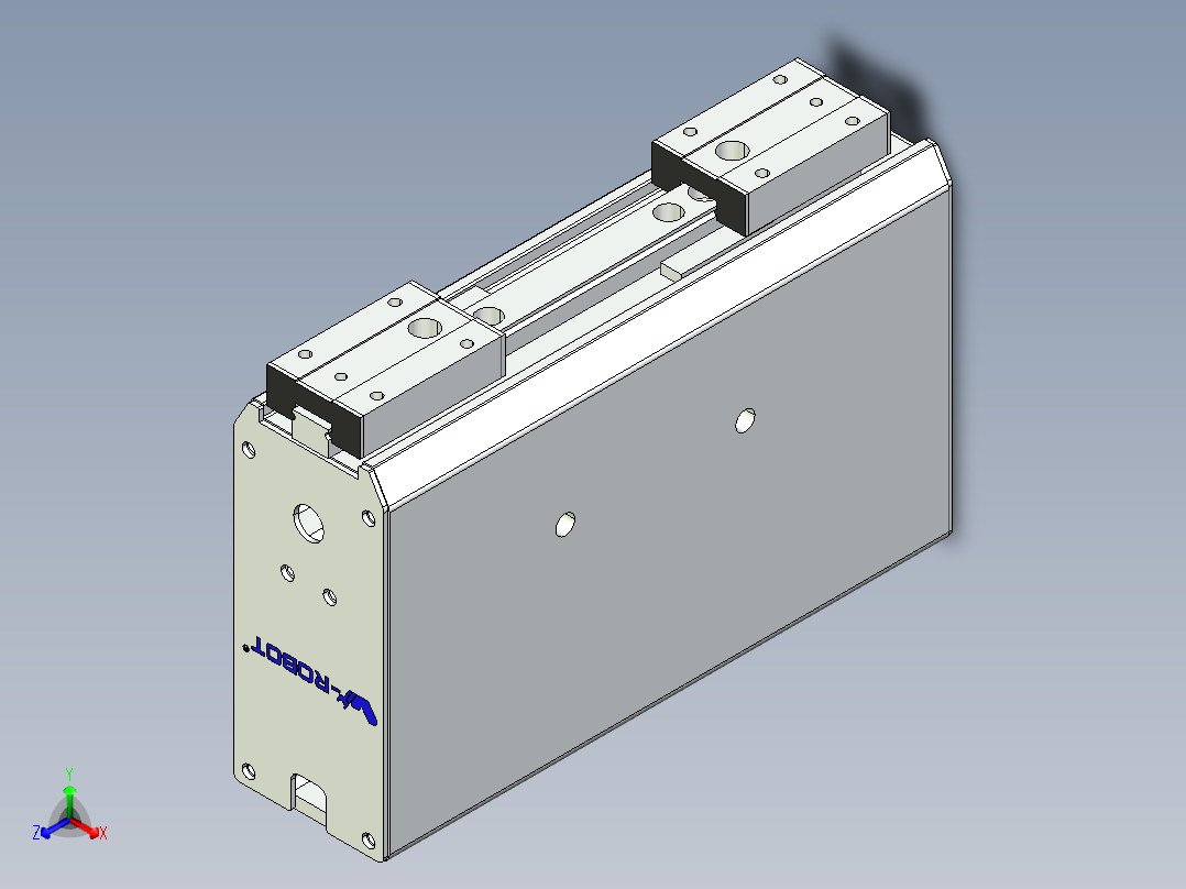 威洛博模组LEHF40-S80正等轴测图