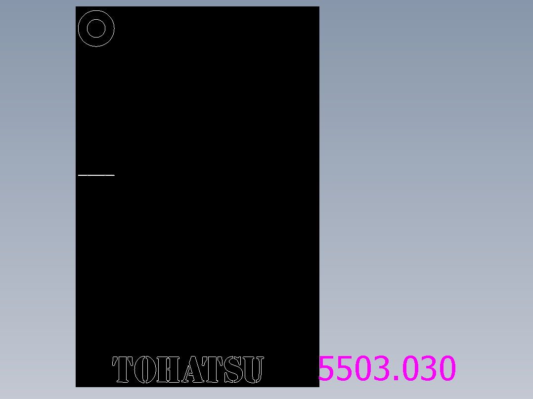 華司 5503-2D多系列多零件图纸模型