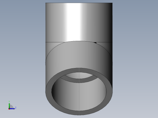 PVC管件-1.5in 45_Elbow前视缩略图