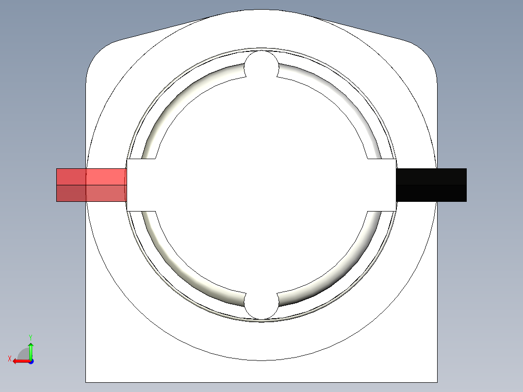 Badlands 2000 磅绞车 ATV用--stp后视图