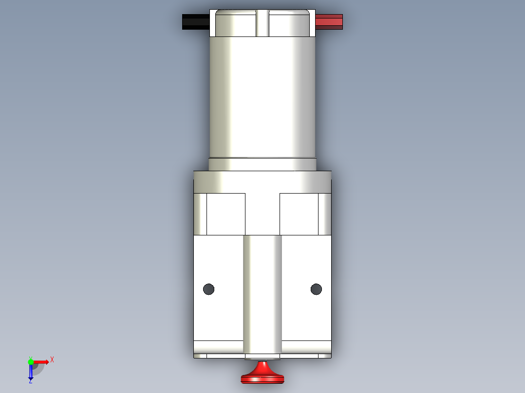 Badlands 2000 磅绞车 ATV用--stp俯视图