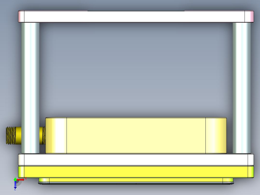 UX305-A-笔记本CNC工装夹具三维模型CNC2俯视图