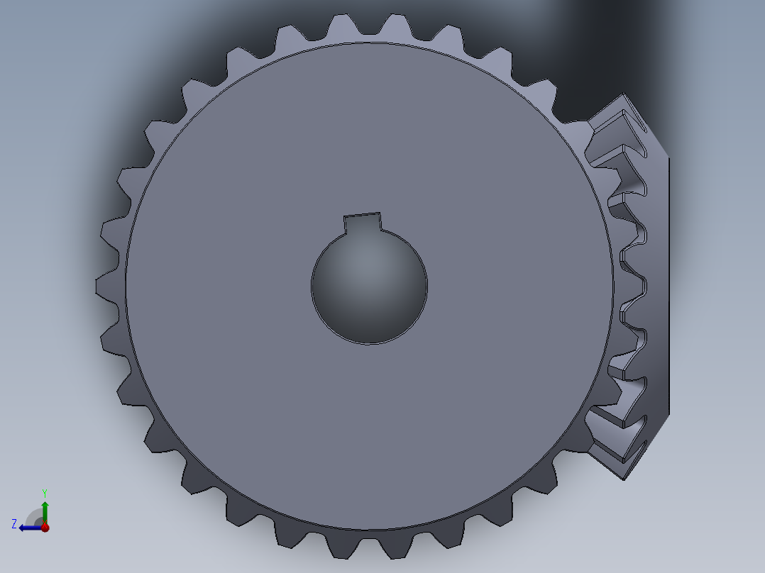 大内径螺纹自定心膨胀器右视图