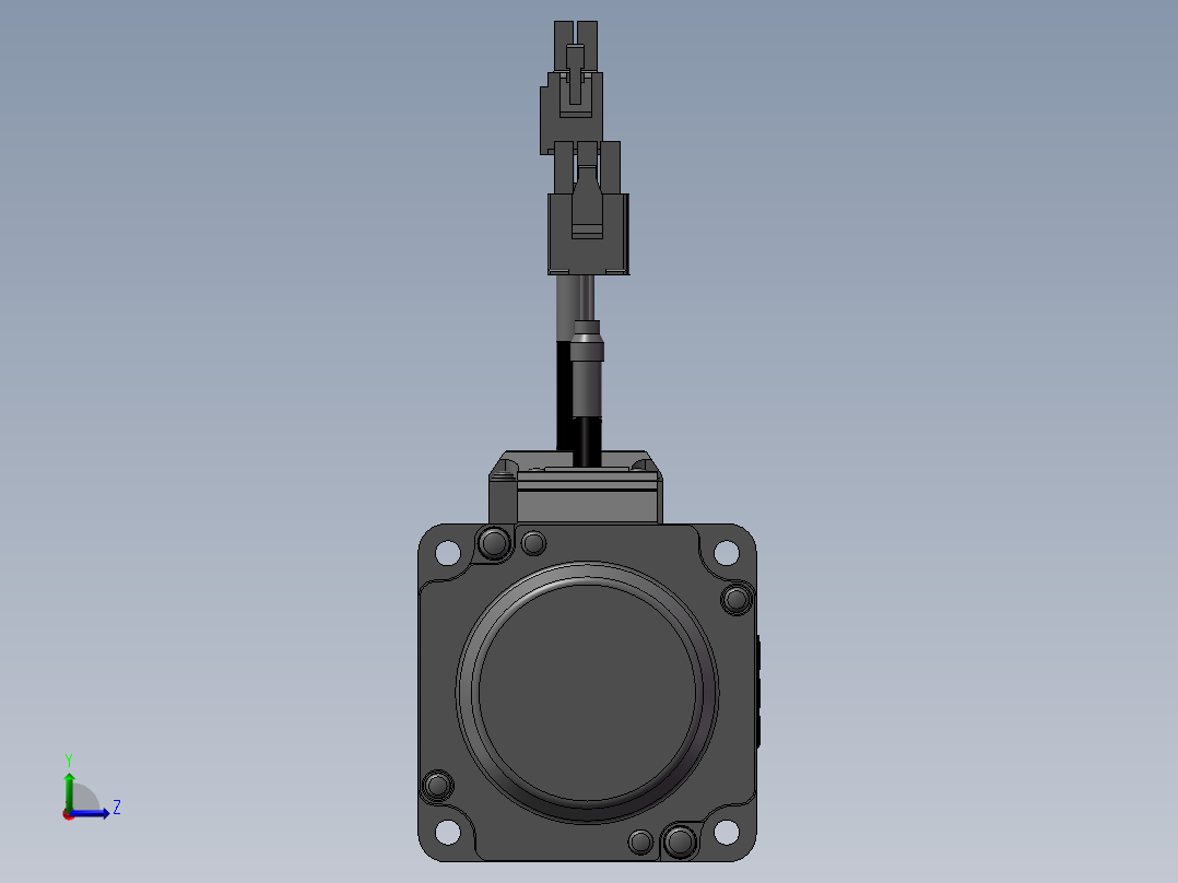 衣架退勾测试机（sw18可编辑+工程图+bom）左视图