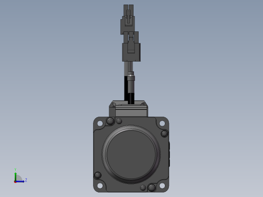 衣架退勾测试机（sw18可编辑+工程图+bom）左视缩略图