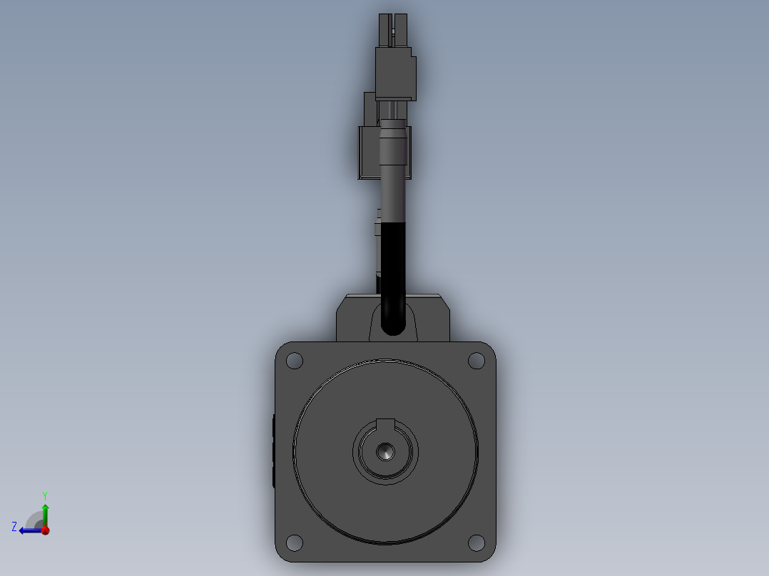 衣架退勾测试机（sw18可编辑+工程图+bom）右视图