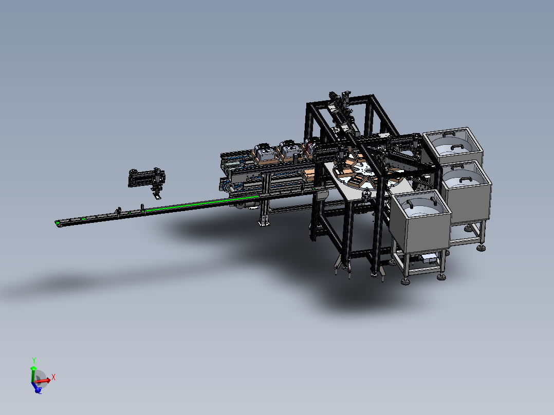全自动电表（NB和IC卡表）控制和上壳装配线sw16可编辑主视图