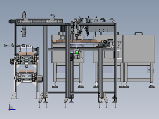 全自动电表（NB和IC卡表）控制和上壳装配线sw16可编辑左视缩略图