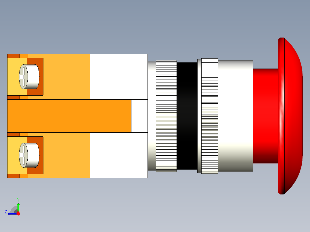 德力西电气LAY7-11M 红右视图