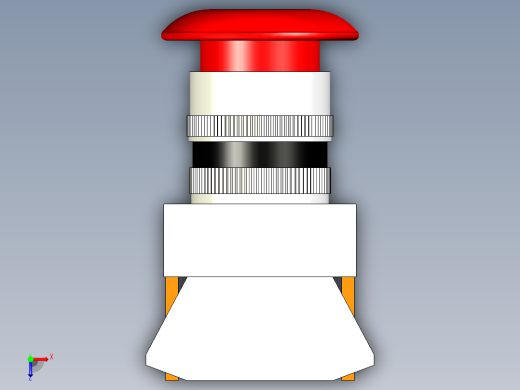 德力西电气LAY7-11M 红俯视缩略图