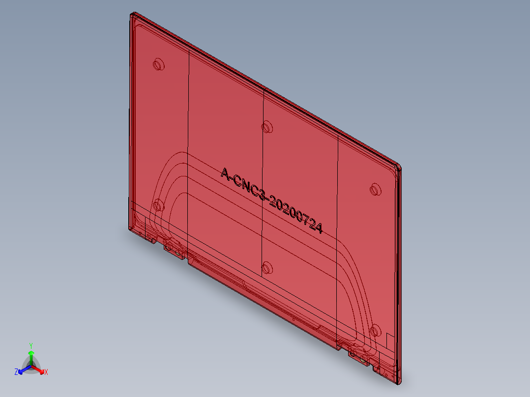 压铸件外观面爬面编程程序模型