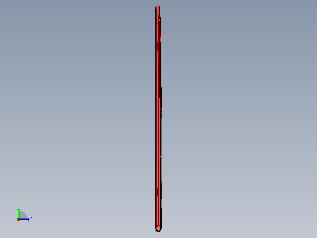 压铸件外观面爬面编程程序模型左视图