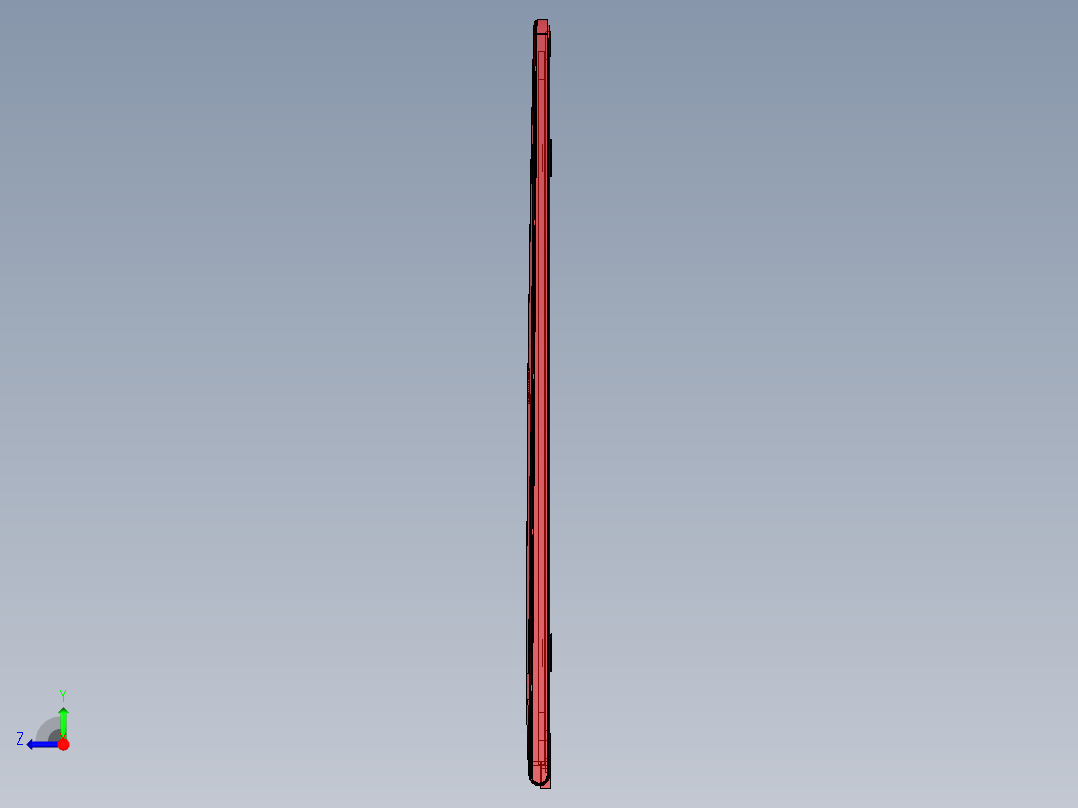 压铸件外观面爬面编程程序模型右视图