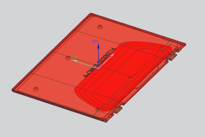 压铸件外观面爬面编程程序模型