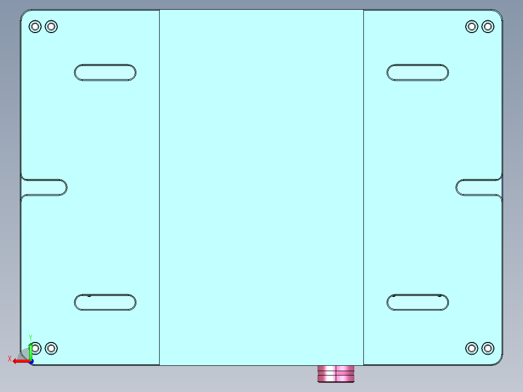 EDA50-笔记本CNC工装夹具三维模型CNC2-181201后视图