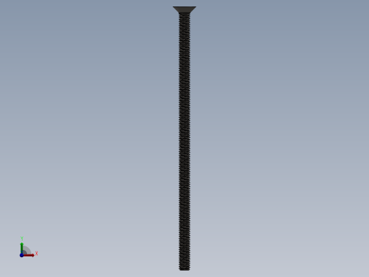 Screw_ISO_10642_M6x140_A2.SLDPRT前视缩略图