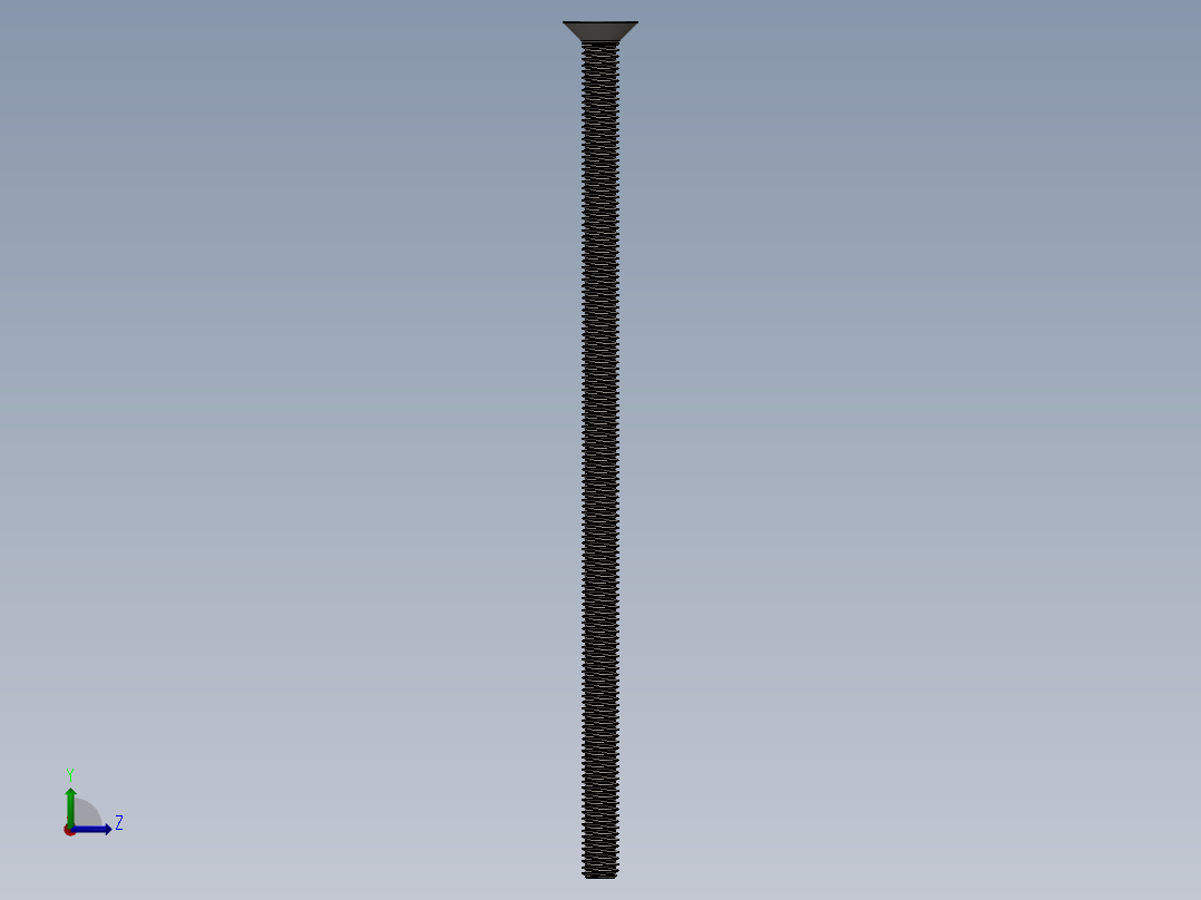 Screw_ISO_10642_M6x140_A2.SLDPRT左视图