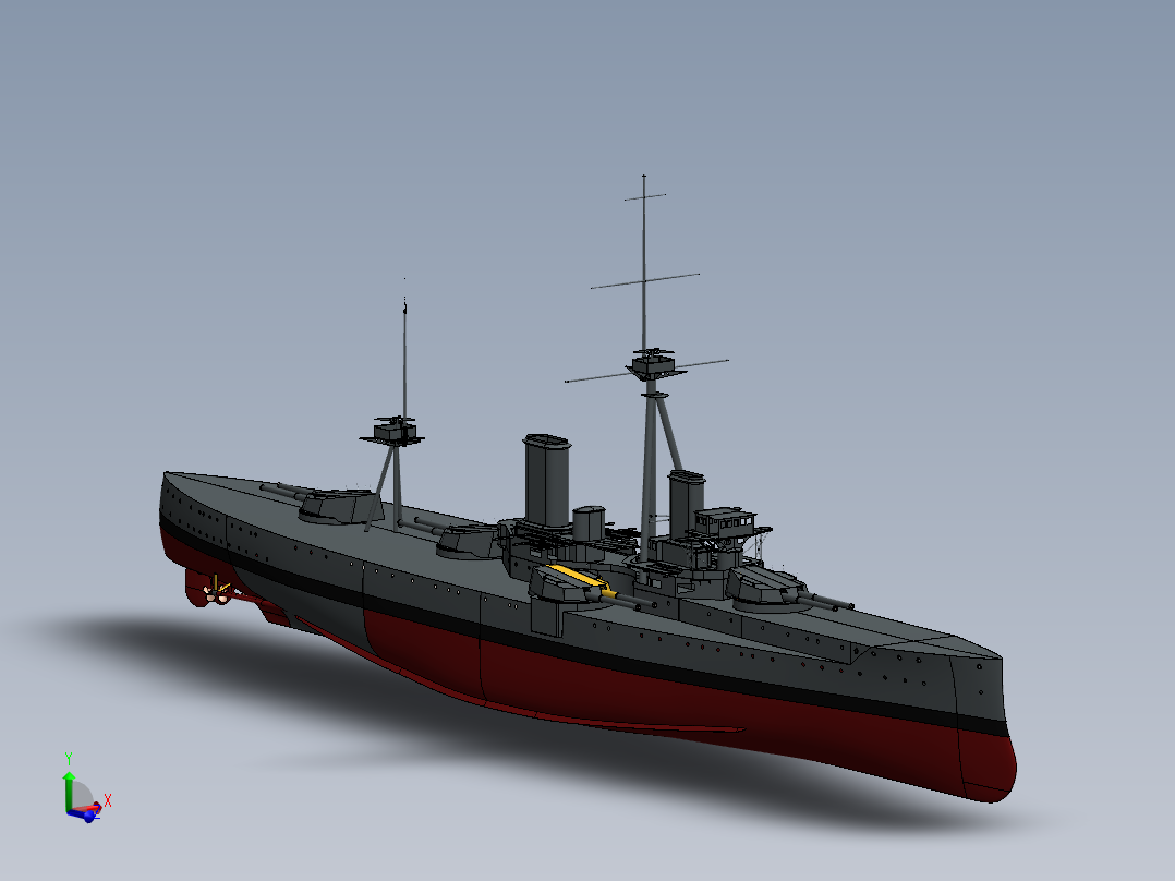 HMS Dreadnought主视图