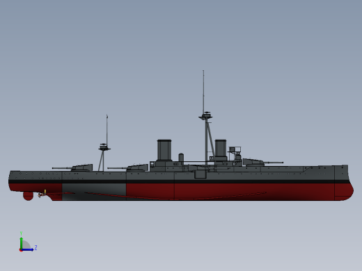 HMS Dreadnought左视缩略图