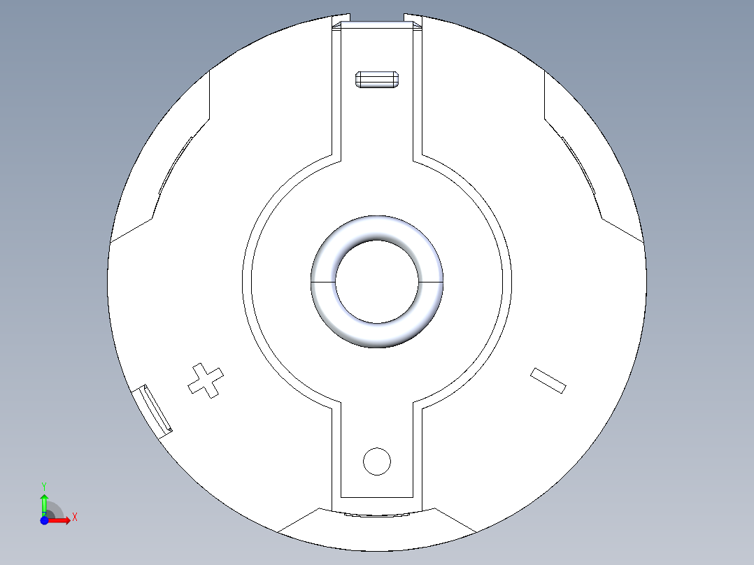 电池仓、电池(29)前视图