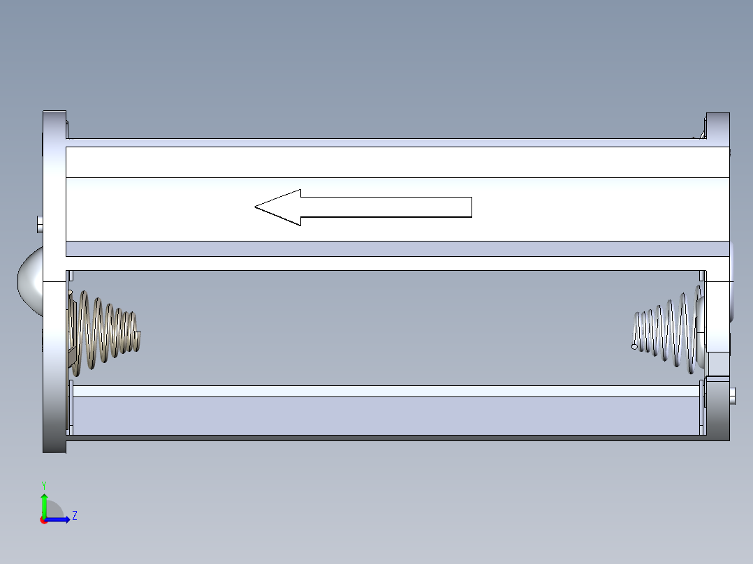电池仓、电池(29)左视图