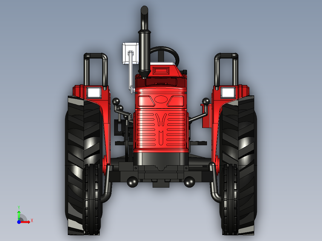 A3004182-马恒达295Di拖拉机前视图