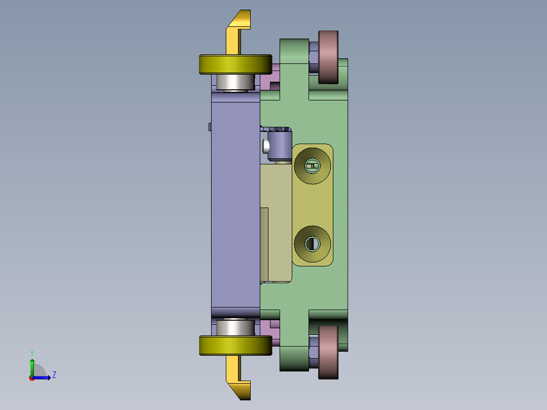AGV小车、AGV(15)左视图