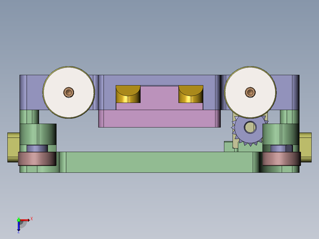 AGV小车、AGV(15)俯视图