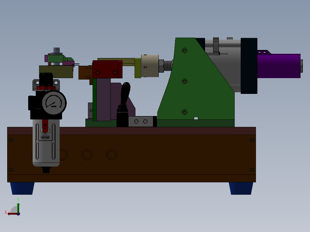 ZJ-3830 汽车传感器接头自动压装机后视图