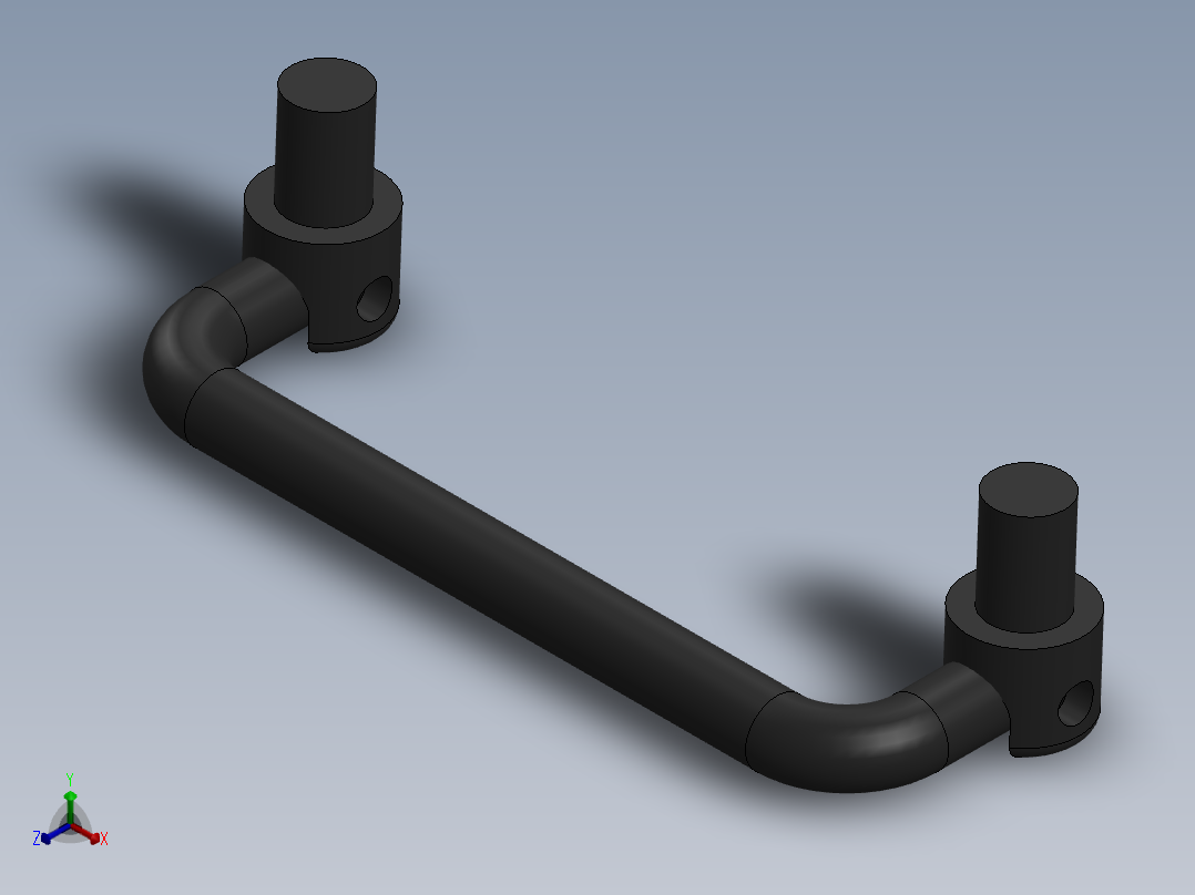 货架、物流设备五金配件正等轴测图